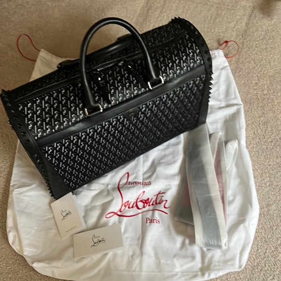 NWT Christian Louboutin Men's Sneakender Medium Duffel Bag - Picture 3 of 11